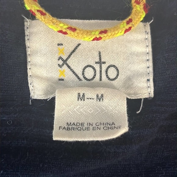 Urban Outfitters Koto Blue Daimyo Blocked Long Sleeve Size Medium - Picture 6 of 7